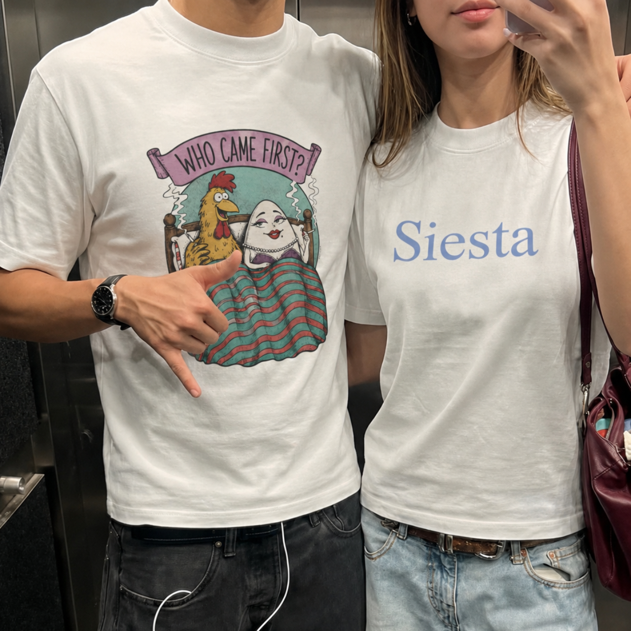 Who Came First? Tee